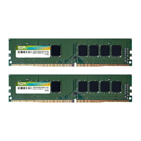 シリコンパワー デスクトップPC用メモリ DDR4-2400(PC4-19200) 4GB×2枚 288Pin 1.2V CL17 SP008GBLFU240N22