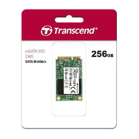 Transcend mSATA SSD 256GB SATA-III 6Gb/s DDR3キャッシュ搭載 3D TLC 採用 TS256GMSA230S