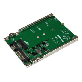 StarTech.com M.2 SSD - 2.5インチSATA 変換アダプタ オープンフレームハウジング 高さ7mm SAT32M225