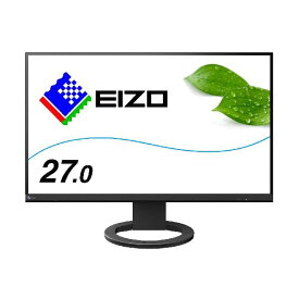 EIZO 27.0型フレームレスモニターFlexScan EV2760-BK(2560×1440/アンチグレアIPS/疲れ目軽減/ブラック/5