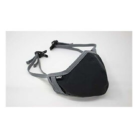 SNAPGEARフィルターポケット収納付きマスク グレーL/XL 耳にかけない 撥水 スポーツマスク バックル仕様