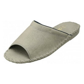 [パンジー] 室内履き ルームシューズ スリッパ メンズ 汚れにくい 長持ち ロングセラー 足馴染みの良い手編み製法 26.0~26.5 cm グレー