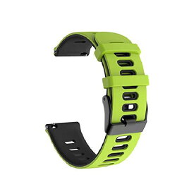 [keitaiichiba] スマートウォッチ用ベルト腕時計バンドXiaomi Watch S1用/S1 Active用 バンド ベルト シリコン バンド幅22mm 交換リストバンド/交換バンド/交換ベルト ソフトバンド シリコンバンド シャオミ(グリー
