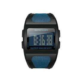 腕時計 メンズ 時計 50メートル防水 うで時計 デジタル腕時計 ミリタリー腕時計 多機能 バックライト アラーム 週表示 男性 男の子 学生 プレゼント 人気