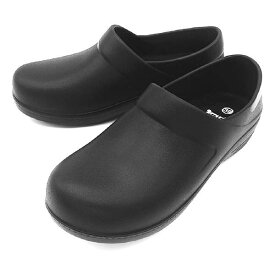 [キンタリ] コックシューズ 飲食店 靴 厨房 軽量作業靴 ワークシューズ 耐油 滑りにくい 疲れにくい 男女兼用 黒 白 22.5-27.5cm対応 27.0 cm 3E ブラック