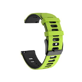 Garmin ForeAthlete 55用 ベルト バンド 交換用 シリコン製 6色 Quick Release バンド 20mm Sports(クイックリリースバンド スポーツ) GARMIN(ガーミン)(グリーン)