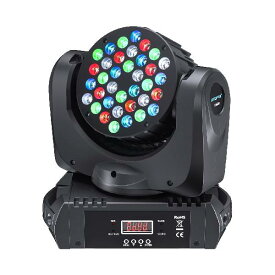 BETOPPER ムービングライト 36x3W RGBW LED 舞台照明 ディスコライト ステージライト スパイダーライト ステージ照明 DMX512 9/16CH パーティライト スポットライト DJ disco light クラブライト 回転可能