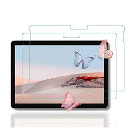 2枚入りSurface Go 2 ガラスフィルム 10.5 インチ 2020年モデルマイクロソフト Surface Go 2 保護 強化 3D タッチ ガラス フィルム飛散防止 指紋防止 気泡防止 撥水撥油 強靭9H 率 ピタ貼りスムーズなタッチ感度Su