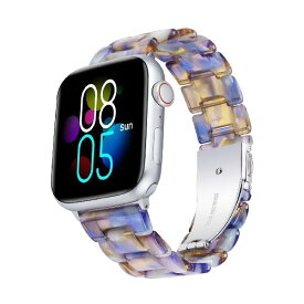 コンパチブルApple Watch バンド樹脂 iWatch専用バンド アップルウォッチベルトストラップ シリーズ1/2/3/4/5/6/7/SE/Ultra メンズ レディース 全14色 シーブルー 38mm/40mm/41mm