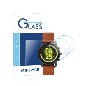 【3枚入り】 Mihence Compatible with Skagen Falster 3 保護フィルム ，9Hガラス保護フィルム 対応 [スカーゲン] 腕時計 Falster 3 ガラスフィルム 腕時計 2.5D 強化ガラス 液晶保護フィルム プロ