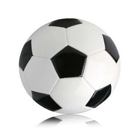 サッカーボール 5号 検定球 サッカー 練習球 試合 中学 一般 大学 高校用 足球 football (黒と白)