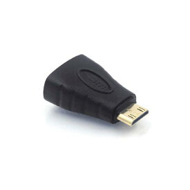 VCE Mini HDMI to HDMI 変換 アダプタ ミニHDMIオスーHDMIメス 4K HDMI2.0 3D カメラ NEOGEO mini ノートPC対応 金メッキ 1個入り