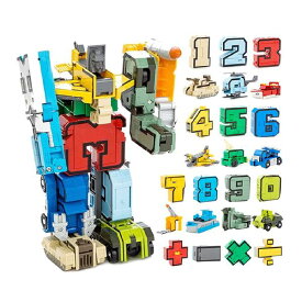 OBEST ロボットおもちゃ デジタル玩具 子供向け 組み立てモデルDIY学習 0-9算数足し算 分解おもちゃ 知育玩具 立体パズル 誕生日 クリスマス ハロウィンプレゼント