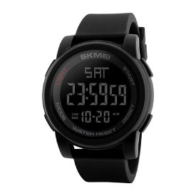 Timever（タイムエバー）デジタル腕時計 防水 メンズ スポーツ 腕時計 多機能付き ストップウォッチ アラーム アウトドア led watch スポーツウォッチ 文字大きい 見やすい時計 日本語説明書付き