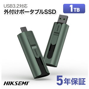 HIKSEMI SSD 1TB Ot |[^u  type-C type-A Ή er^ TV USB-C typeC Ǎx1000MB/b iPhone15/PS5/PS4 mF XeBbN ^ |[^u USBTCY HS-USB-S1000 1T