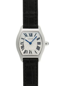 カルティエ - トーチュ SM | CARTIER | W1556361 | WG シルバー文字盤 手巻き レザー | 中古