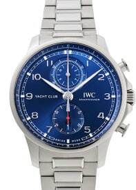 IWC - ポルトギーゼ ヨットクラブ クロノグラフ | International Watch Company | IW390701 | SS ブルー文字盤 自動巻き ブレスレット | 未使用品