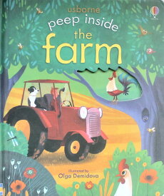 窓のある絵本 農場 英語 English picture book「学ぶことは、見い出すこと。それは楽しい事です」幼児から小中学生の英語学習に使えます。Usborne farm