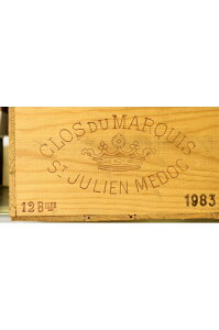 �N���E�f���E�}���L 1983 ��p�ؔ� 750ml Clos du Marquis 1983 OWC �d�� �t�����X �{���h�[