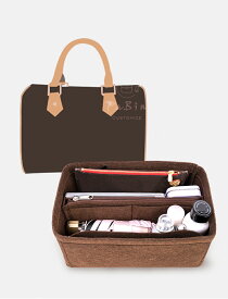 バッグインバッグ ルイヴィトン Louis Vuitton Speedy対応 軽量 自立 チャック付き 小さめ 大きめ バッグの中 整理 整頓 通勤 旅行バッグ