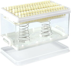 石鹸ケース ブラシ付き しっかり泡立つ 洗濯せっけんケース 石けんケース 石けん台 ウタマロ石鹸ケース 泡立て洗濯石鹸ケース ブラシ付き石鹸ケース せっけん置き場 洗濯 襟 袖 上履き く