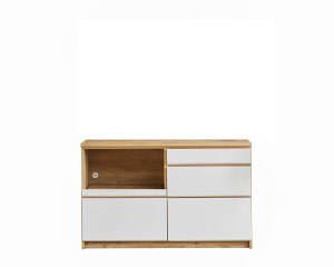 食器棚 ロータイプ 完成品 おしゃれ かわいい キッチンカウンター レンジ台 キッチン収納 家電収納 レンジボード マカロン 幅135cm 収納 棚 ラック リビング 炊飯器 トースター 電子レンジ台