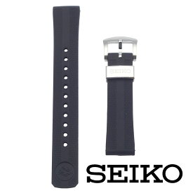 セイコー SEIKO 時計ベルト 20mm PROSPEX プロスペックス SBDC105 SBDC111 純正シリコンラバーベルト バンド ダイバーズウォッチ用 R03E011J0 正規品 ブラック SBDC101 SBDC109にも装着可能【送料無料　ネコポスにて発送】