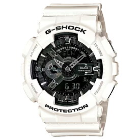 腕時計 カシオ GSHOCK GA-110GW-7AJF メンズ クロノグラフ ワールドタイム ホワイト 正規品