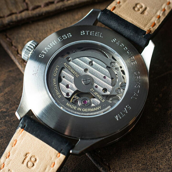 楽天市場】腕時計 ラコ Laco 862129 PILOT Neapel39 パイロット 