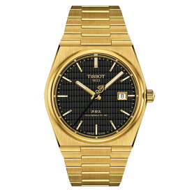 T1374073305100 ティソ TISSOT PRX メカニカル 機械式自動巻き オートマティック メンズ ステンレス ベルト T137.407.33.051.00 ゴールド イミアン・リラード スペシャルエディション 正規輸入品