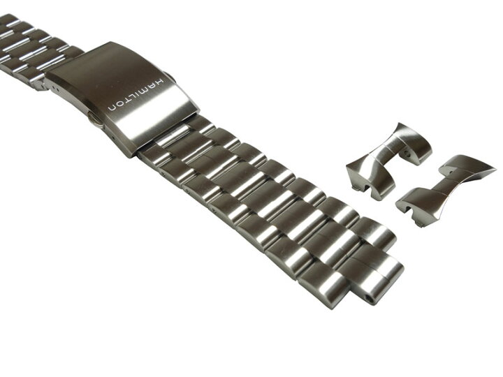 楽天市場】ハミルトン純正 ステンレススチール 22mmベルトバンド  