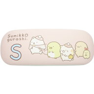 すみっコぐらし メガネケース イニシャル S しろくま ふろしき ぺんぎん？ ねこ とんかつ えびふらいのし…
