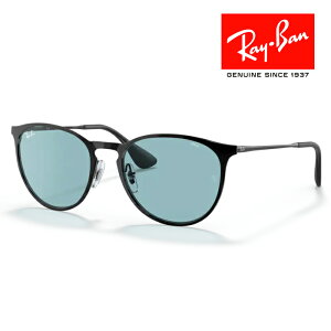 RayBan レイバン サングラス メガネフレーム Erika metal エリカメタル 54□19 ブラック ブルー 調光レンズ RB3539 002/Q2 クロス付き レイバン純正メガネケース付き 国内正規品