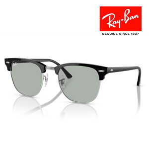 RayBan ���C�o�� �N���u�}�X�^�[ Clubmaster �T���O���X ���K�l�t���[�� 51��21�u���b�N �V���o�[ �O���[ RB3016 1354R5 �N���X�t�� ���C�o���������K�l�P�[�X�t�� �������K�i