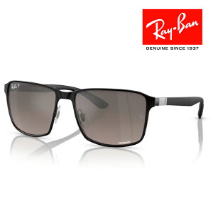 RayBan レイバン LITEFORCE サングラス メガネフレーム 59□17 ブラック グレー ミラーレンズ 偏光レンズ RB3721CH 186/J5 クロス付き レイバン純正メガネケース付き 国内正規品