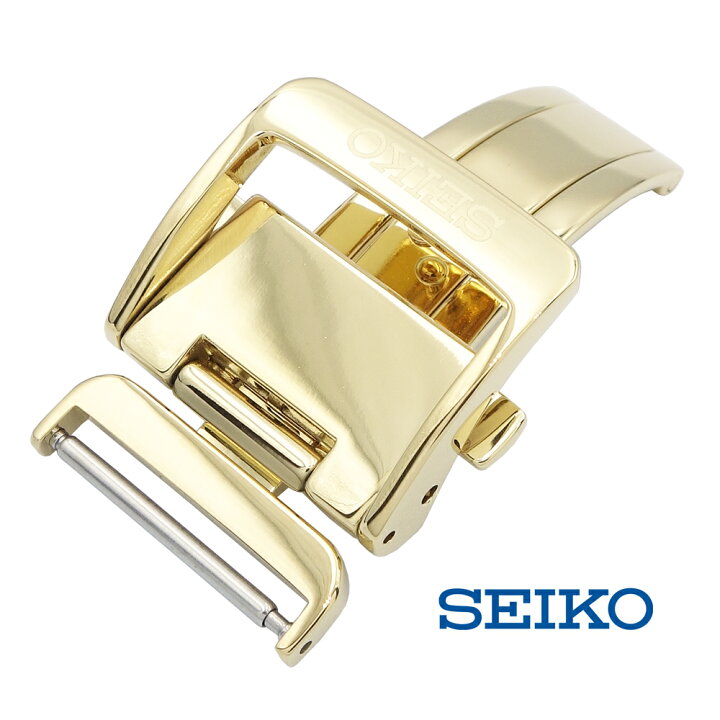 楽天市場】時計 尾錠巾18 mm セイコー Dバックル プッシュ式 SEIKOロゴ 