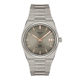T1378074406100 ティソ TISSOT PRX 38mm チタニウム メカニカル 機械式自動巻き オートマティック メンズ チタン ベルト T137.807.44.061.00 正規輸入品【ショッピングローン24回無金利】