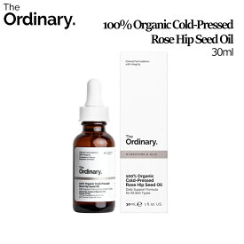 [ジオーディナリー] The Ordinary 100% Organic Cold-Pressed Rose Hip Seed Oil 30ml/オーガニック コールドプレスローズヒップシードオイル 30ml/Squalane/ビュッフェ/ビタミンC/グリコール酸/ナイアシンアミド10%＋ジンク1%/美容液
