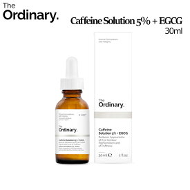 [ジオーディナリー] The Ordinary Caffeine Solution 5% + EGCG 30ml/カフェインソリューション5％+EGCG 30ml/Squalane/ビュッフェ/ビタミンC/グリコール酸/ナイアシンアミド10%＋ジンク1%/美容液