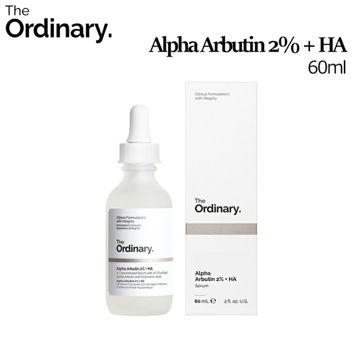 [ジオーディナリー] The Ordinary Alpha Arbutin 2% HA 60ml/アルファアルブチン 2% HA  60ml/Squalane/ビュッフェ/ビタミンC/グリコール酸/ナイアシンアミド10%＋ジンク1%/美容液 MOON＆TREE