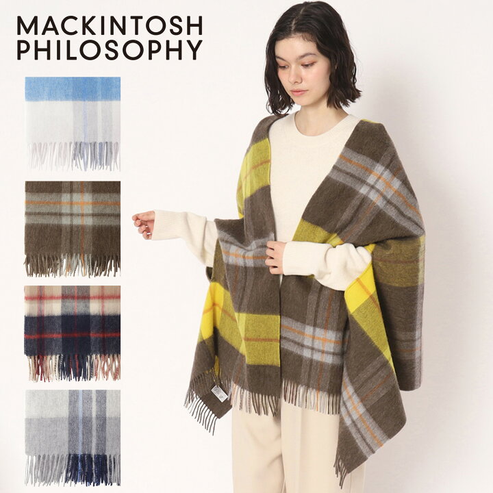 楽天市場】マッキントッシュフィロソフィー ストール ポンチョ 2WAY  