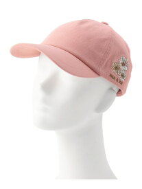 PAUL&JOE ACCESSOIRES ポールアンドジョー アクセソワ キャップ 帽子 深め キャップ レディース 綿100 ポール & ジョー ブランド 人気 おしゃれ コーデ ロゴ刺繍 花刺繍 レディース 無地【ムーンバット公式】