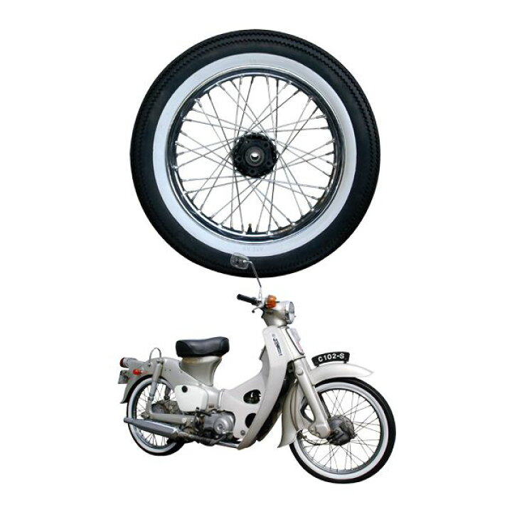 楽天市場】ホワイトリボンバイク用 : MOONEYES
