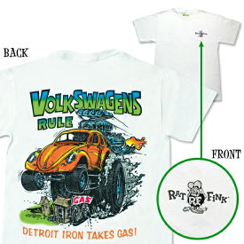 Rat Fink (ラット フィンク) モンスター Tシャツ "Volks Wagens Rule"