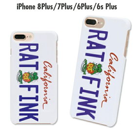 Rat Fink (ラット フィンク) iPhone8 Plus, iPhone7 Plus & iPhone6/6s Plus ハード カバー カリフォルニア プレート