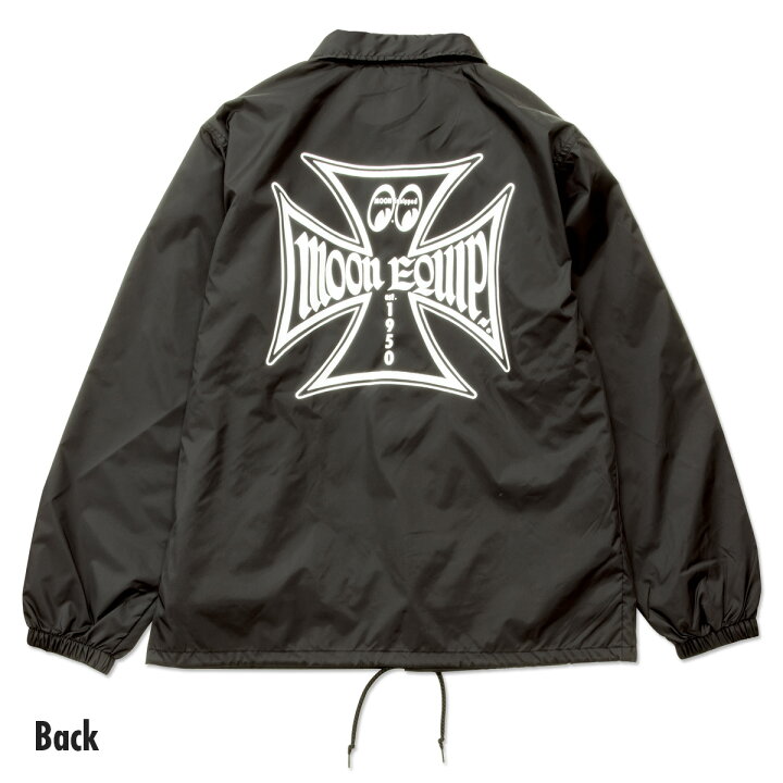 楽天市場】XXLサイズ MOON Equipped Iron Cross コーチ ジャケット 