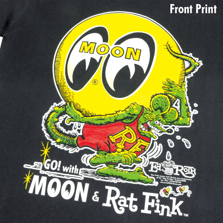 楽天市場】【XXLサイズ】Rat Fink x MOON (ラット フィンク x ムーン 