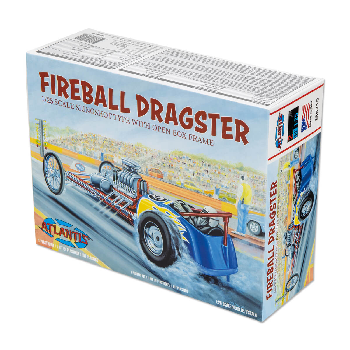 楽天市場】1/25 Fireball Dragster プラスチック モデル キット : MOONEYES