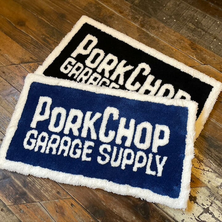 楽天市場】ポークチョップ PORKCHOP スクエア ラグ マット : MOONEYES