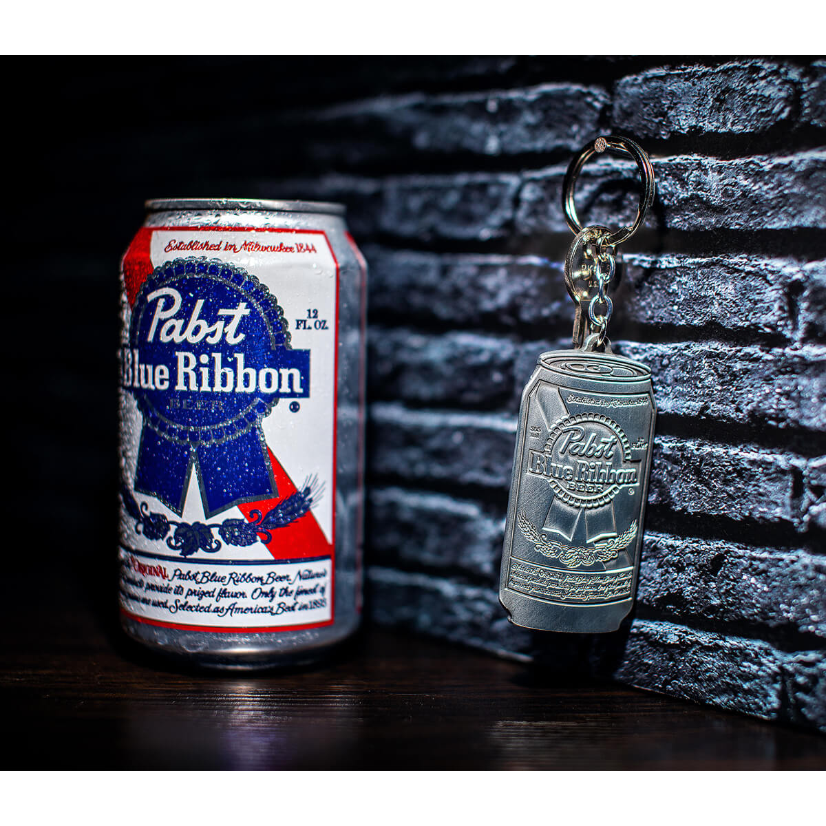 パブスト ブルー リボン Pabst Blue Ribbon カン キーリング | MOONEYES